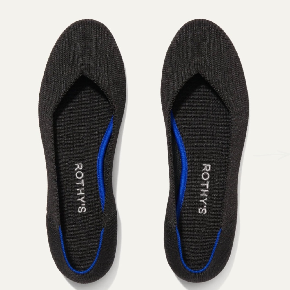 Rothy's Flats - Black  7.5